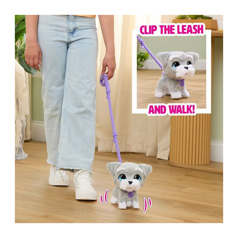 Peluche interactive chien Schnauzer - furReal Friends - Grand Marcheur