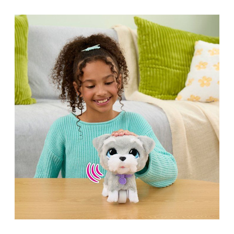 Peluche interactive chien Schnauzer - furReal Friends - Grand Marcheur