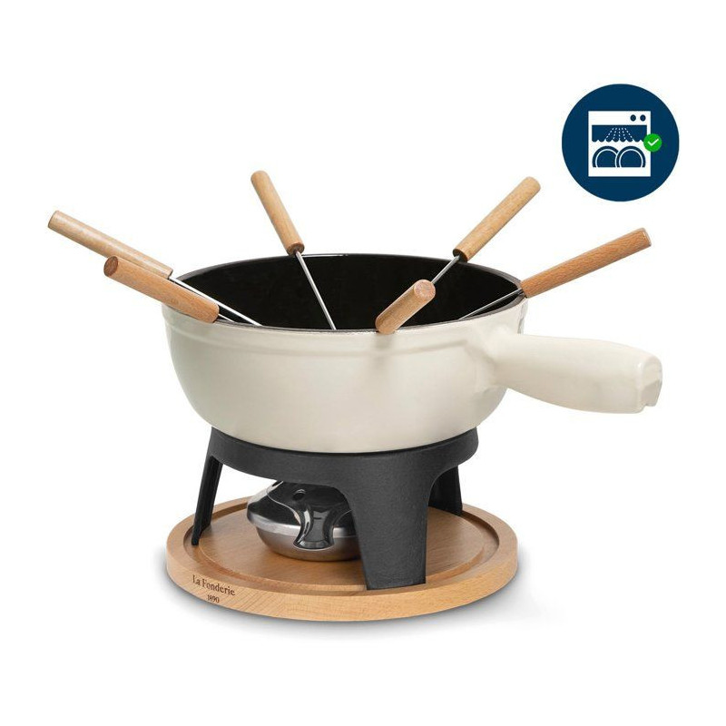 Fondue en fonte émaillée - LA FONDERIE 1890 - MONT BLANC - 1,8 L - 6