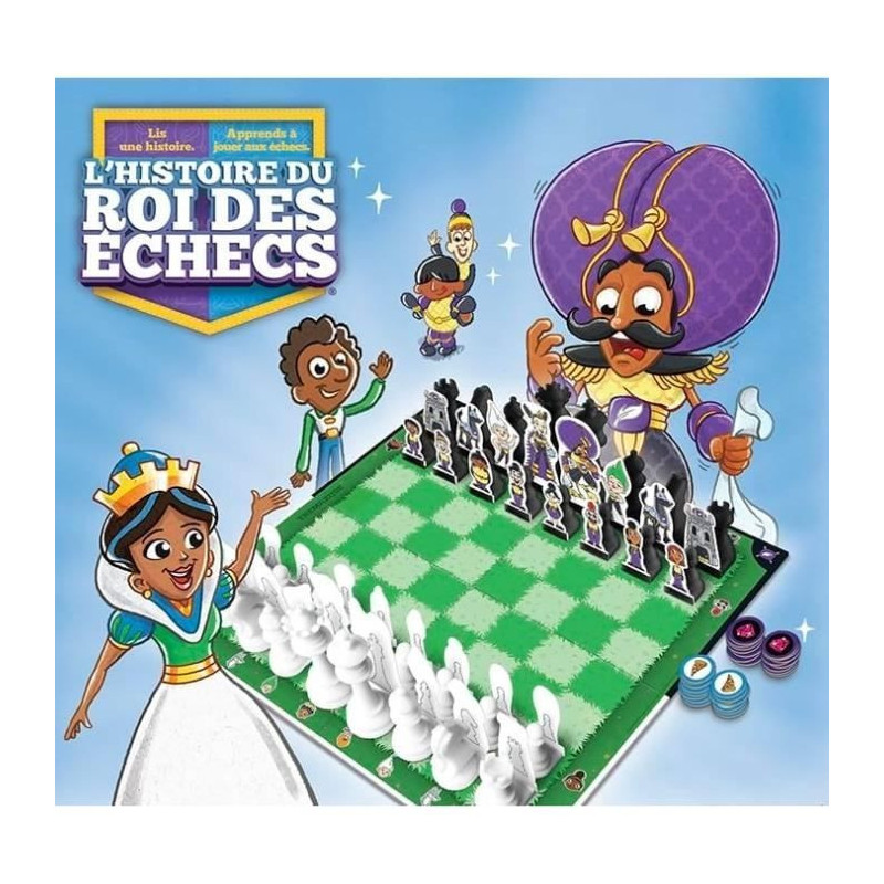 L'HISTOIRE DU ROI DES ECHECS - MEGABLEU - Jeu d'apprentissage