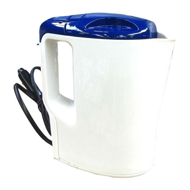 12V 1 liter electric kettle 170w white and blue