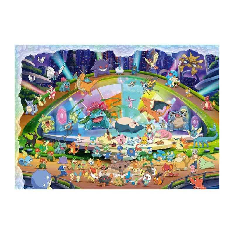 Ravensburger - Puzzle Adulte 40000 pieces - Pokémon - Des 14 ans - Pu
