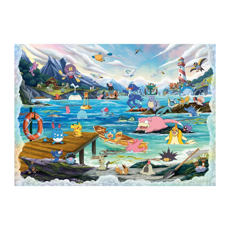 Ravensburger - Puzzle Adulte 40000 pieces - Pokémon - Des 14 ans - Pu