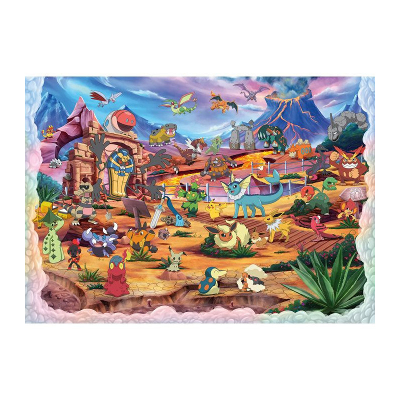 Ravensburger - Puzzle Adulte 40000 pieces - Pokémon - Des 14 ans - Pu