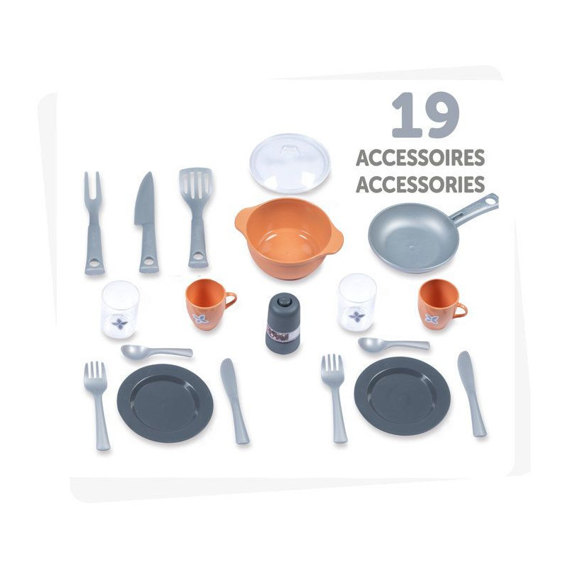 Cuisine pour enfant - Smoby- Modele Romarin - Des 3 ans - Accessoires