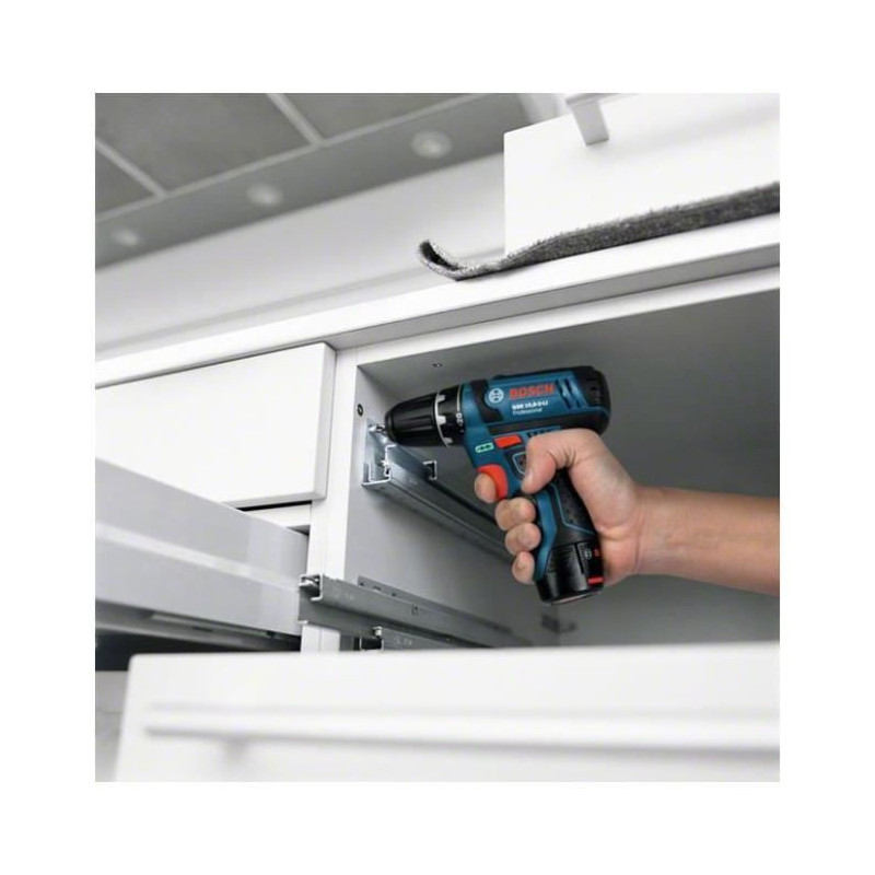 Perceuse à percussion - BOSCH PROFESSIONAL - GSB 12V-15 - 2 batteries
