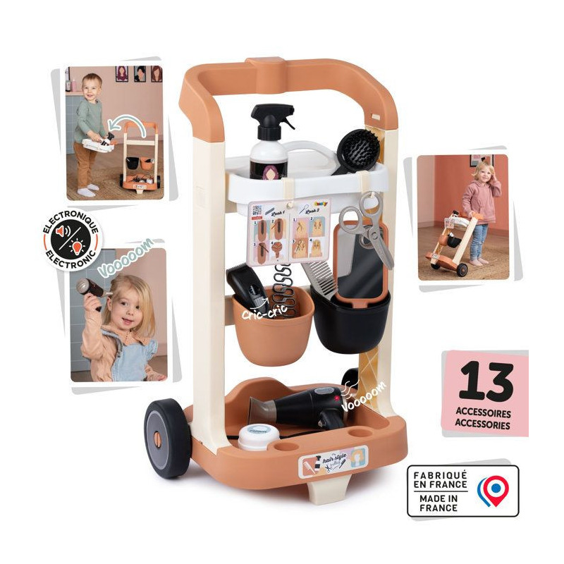 Smoby - My Hair Style Desserte - Des 3 ans - Coiffeur - Imitation - No