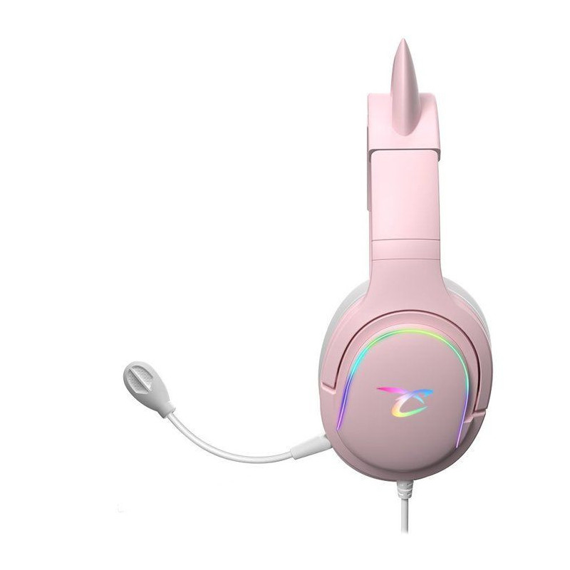 Casque gaming - SUBSONIC - Spectra LED Rose - Haut-parleurs 50 mm - LE