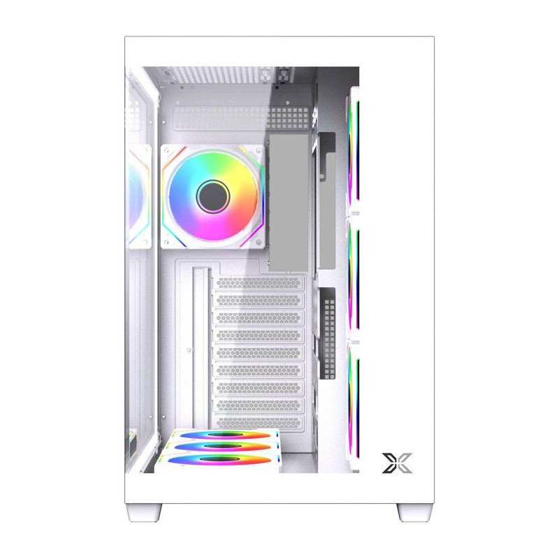 Boîtier PC - XIGMATEK - Aqua V AIR Arctic H23A - Blanc - Moyen tour -