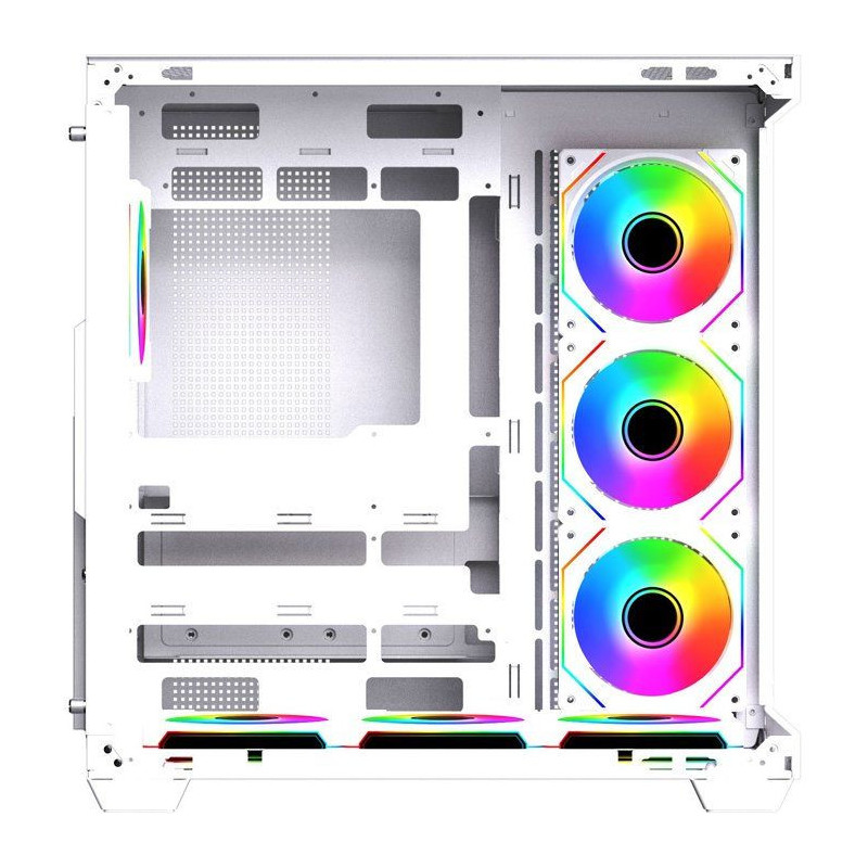 Boîtier PC - XIGMATEK - Aqua V AIR Arctic H23A - Blanc - Moyen tour -