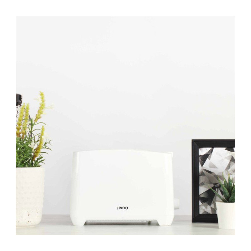 LIVOO DOD162W Toaster - White