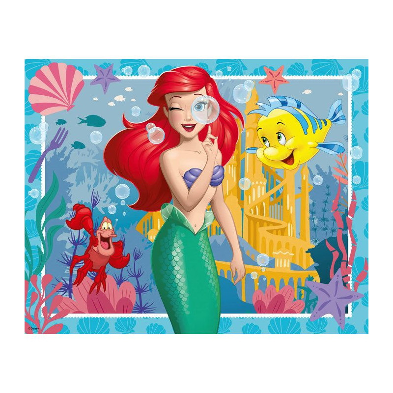 Ravensburger - Puzzle enfant de 48 pieces - Princesse Ariel - Boite fo
