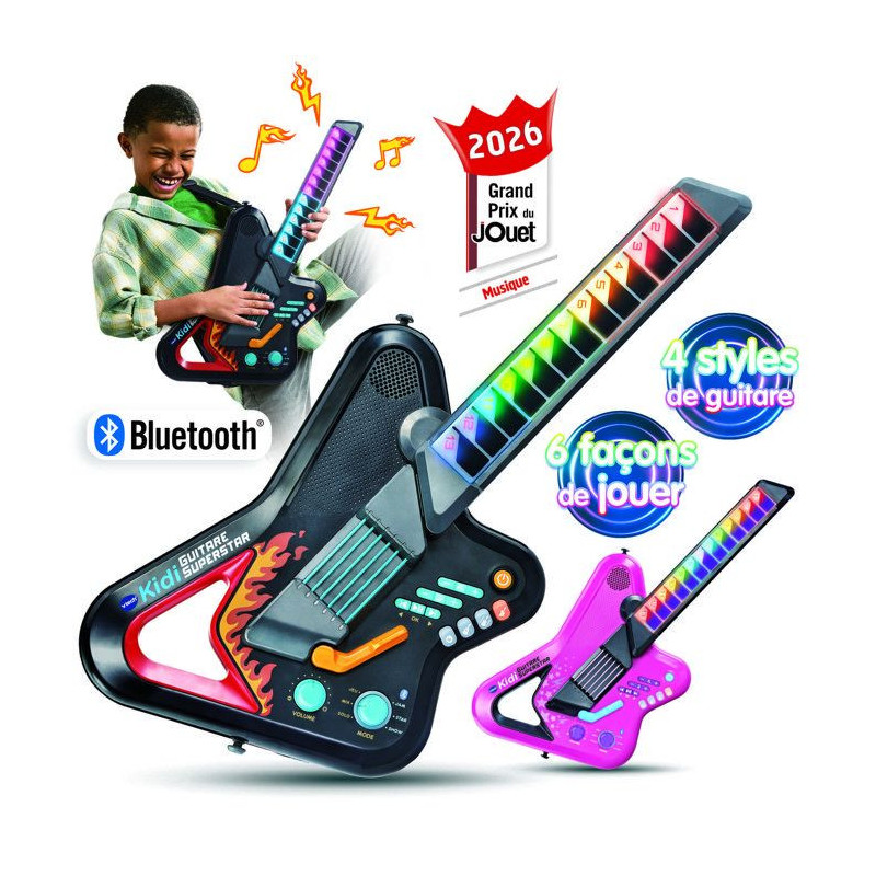 VTECH - KIDI GUITARE SUPERSTAR - Multicolore
