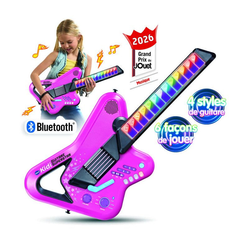 VTECH - KIDI GUITARE SUPERSTAR ROSE - Rose