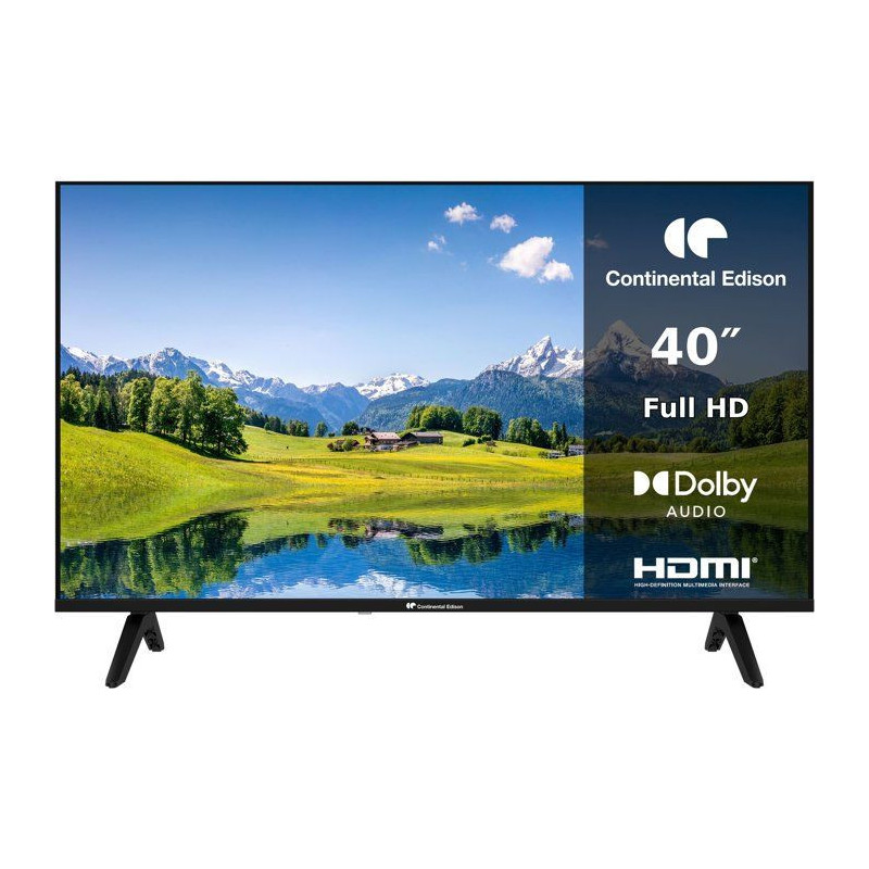 Téléviseur LED - CONTINENTAL EDISON - CELED40FHD26B6 - 40'' (101 cm)
