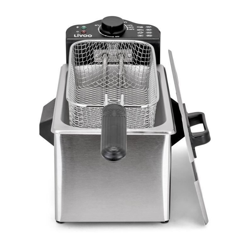 3 L Deep Fryer - LIVOO - DOC216 - 2000W - 3L - Removable stainless ste