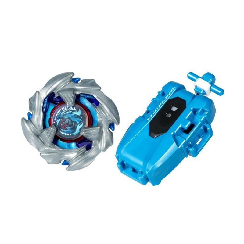 Beyblade X pack Cobalt Dragoon 2-60C avec lanceur a corde deluxe, toup