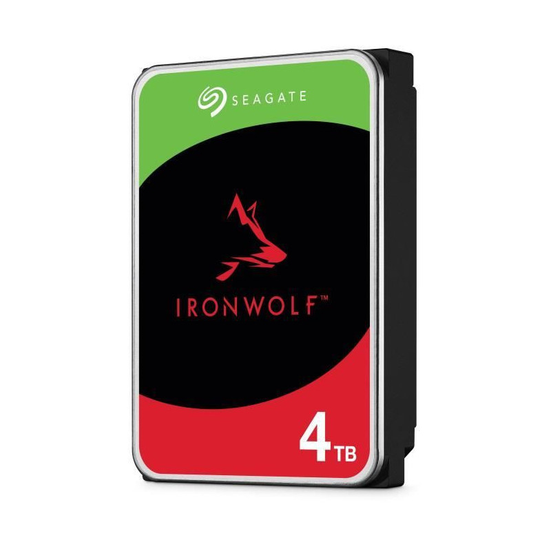 SEAGATE - Disque dur Interne - NAS IronWolf - 4To - 3.5 - 5400 tr/min