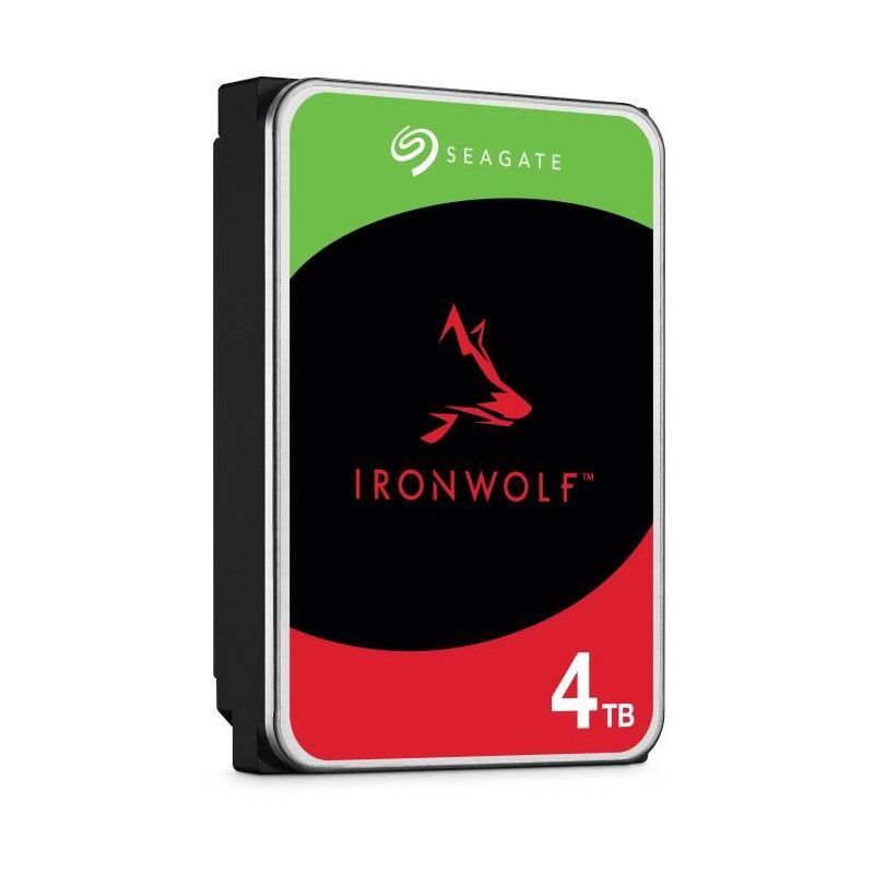 SEAGATE - Disque dur Interne - NAS IronWolf - 4To - 3.5 - 5400 tr/min