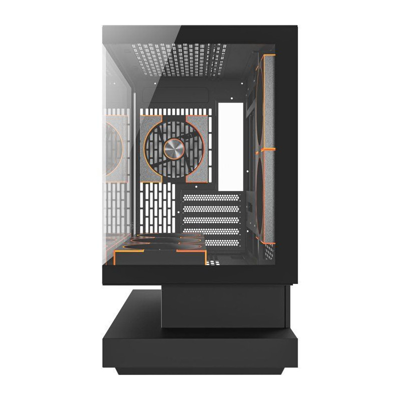 Boîtier PC - DARKFLASH - FLOATRON F1 - Noir - Cube - Format M-ATX