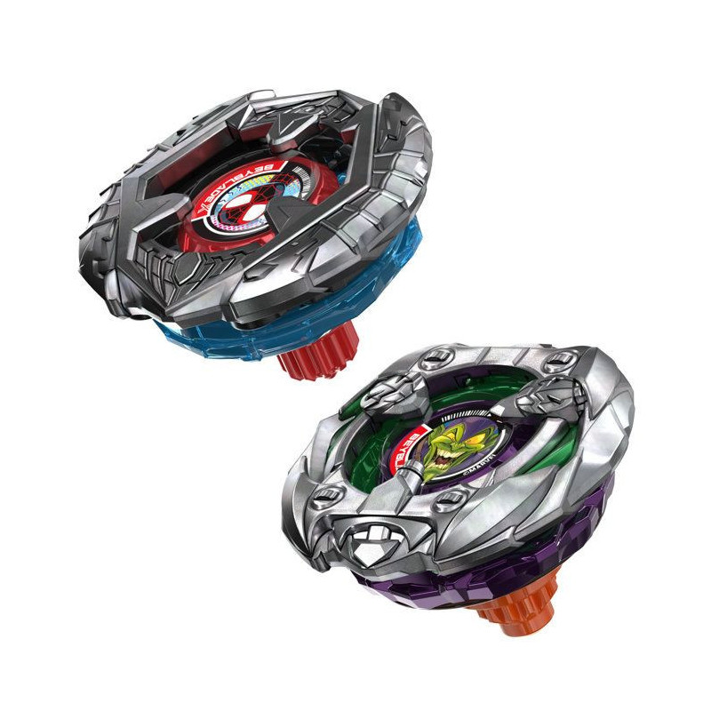 Beyblade X Miles Morales 1-60GN contre Green Goblin 9-80HT, 2 toupies