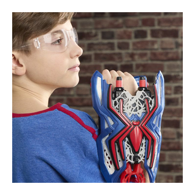 Nerf Blaster Spiderman lance-toiles, jouet de déguisement de super-h