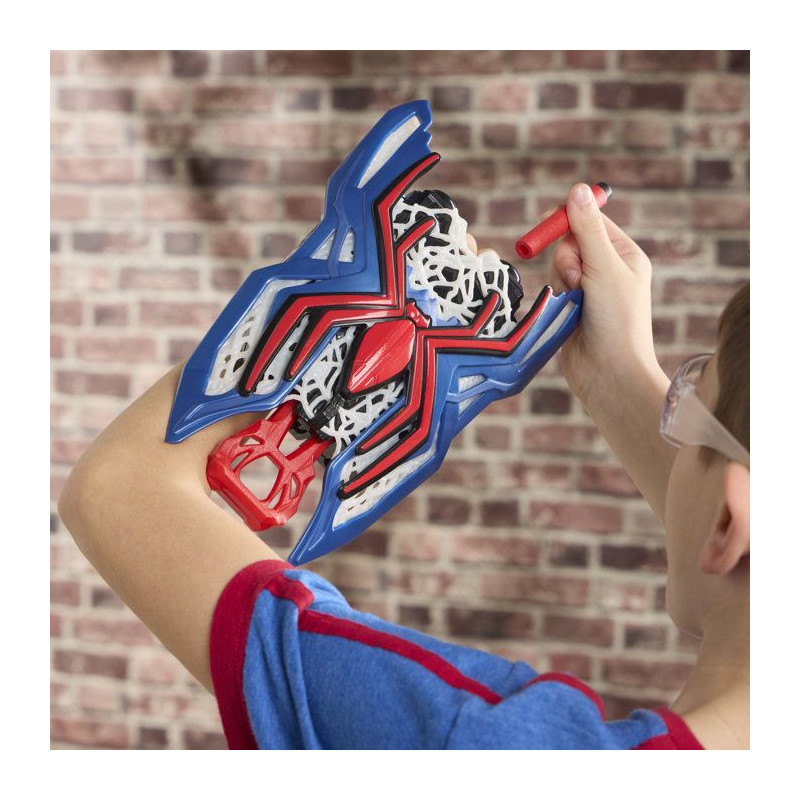 Nerf Blaster Spiderman lance-toiles, jouet de déguisement de super-h