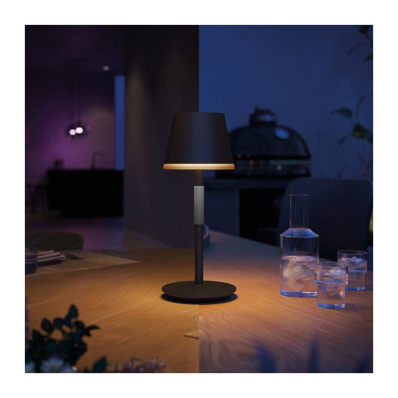 Lampe a poser LED mobile - PHILIPS HUE - Go - lumiere blanche et color