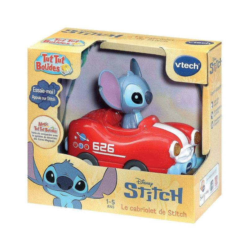 VTECH - TUT TUT BOLIDES STITCH - VÉHICULES - Multicolore