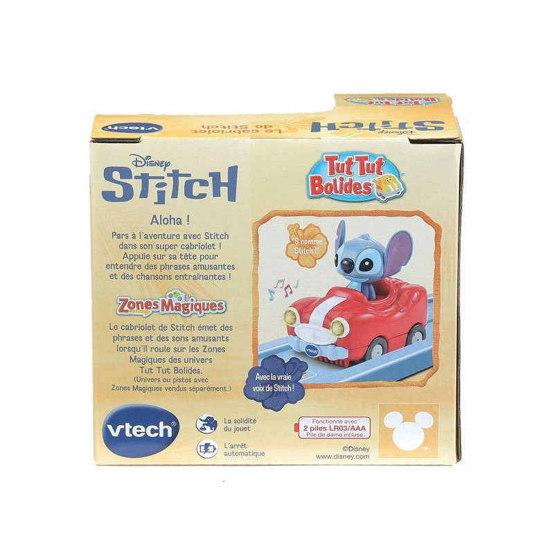 VTECH - TUT TUT BOLIDES STITCH - VÉHICULES - Multicolore