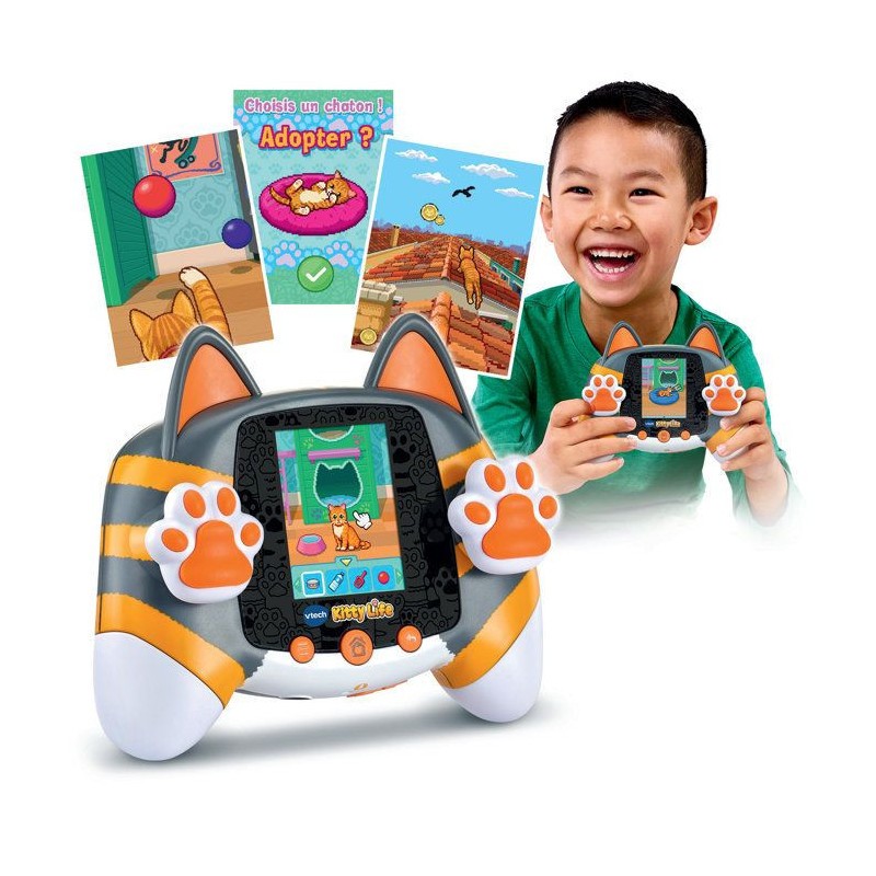 VTECH - KITTY LIFE GRIS/ORANGE - Multicolore