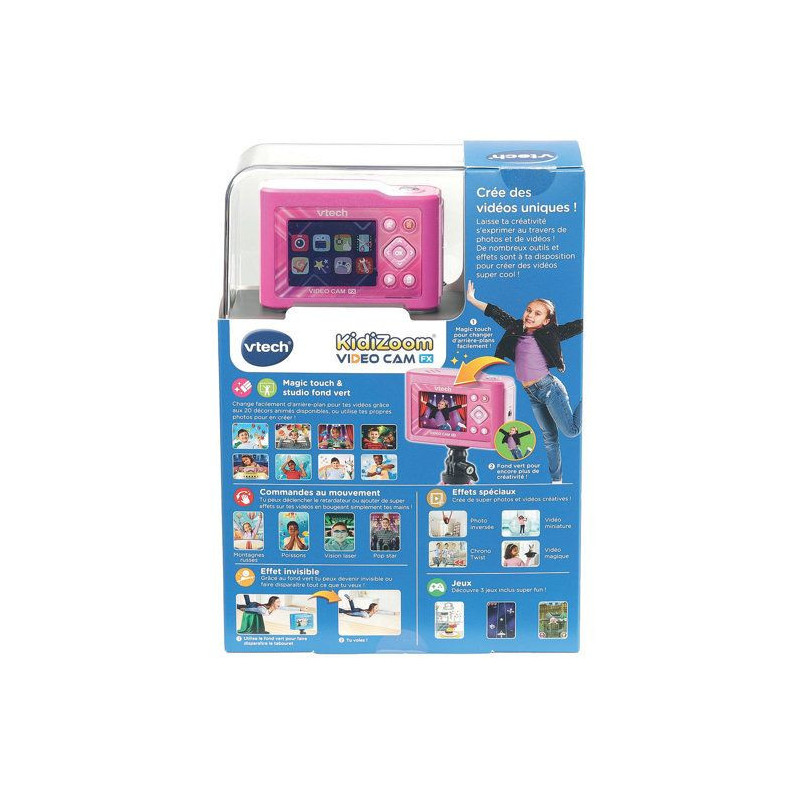 VTECH - KIDIZOOM VIDEO CAM FX ROSE - Rose