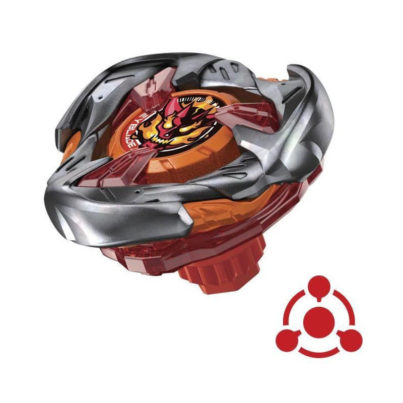 Beyblade X, Starter Pack Hammer Incendio 3-70H UX avec toupie de type