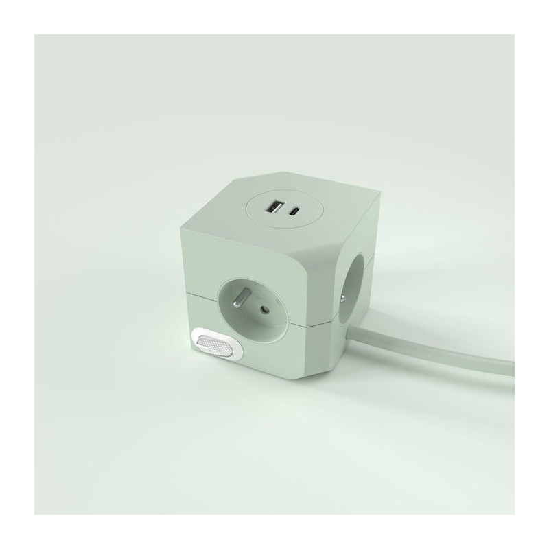 Cube multiprise avec double port USB - LINK2HOME - 4 prises secteur 16
