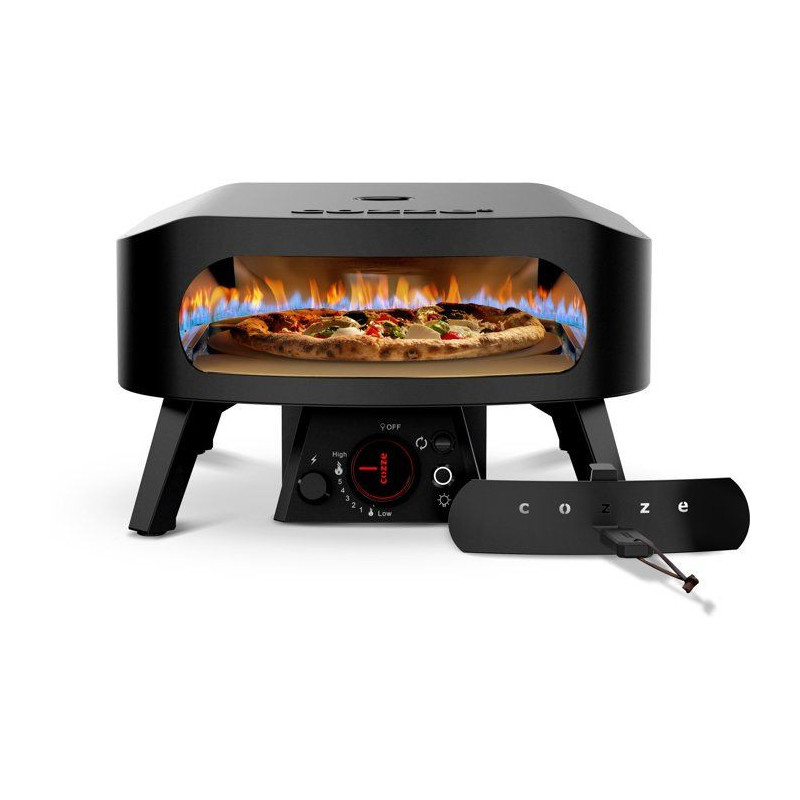 Four a pizza gaz - COZZE - 13 - Pierre rotative - Thermometre - 6,0 kW