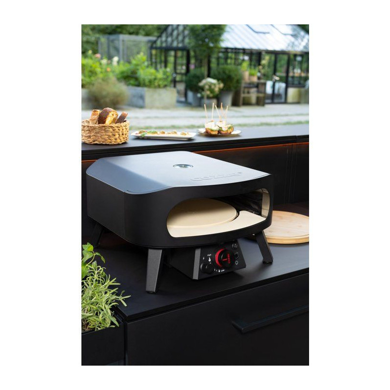 Four a pizza gaz - COZZE - 13 - Pierre rotative - Thermometre - 6,0 kW