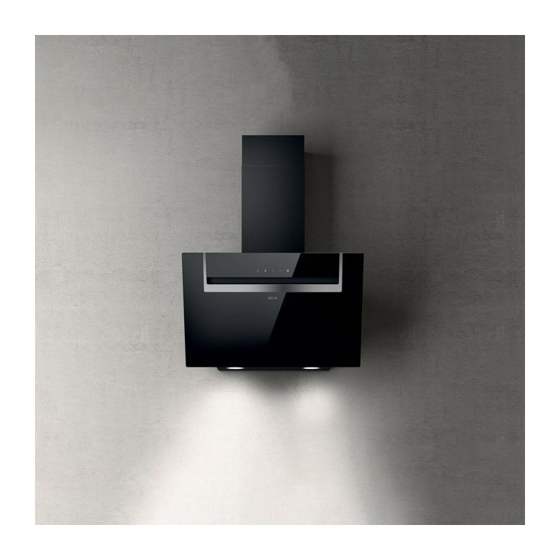 Hotte aspirante - ELICA - SHEEN-S BL/A/60 - 60 cm - Noir - Design mode