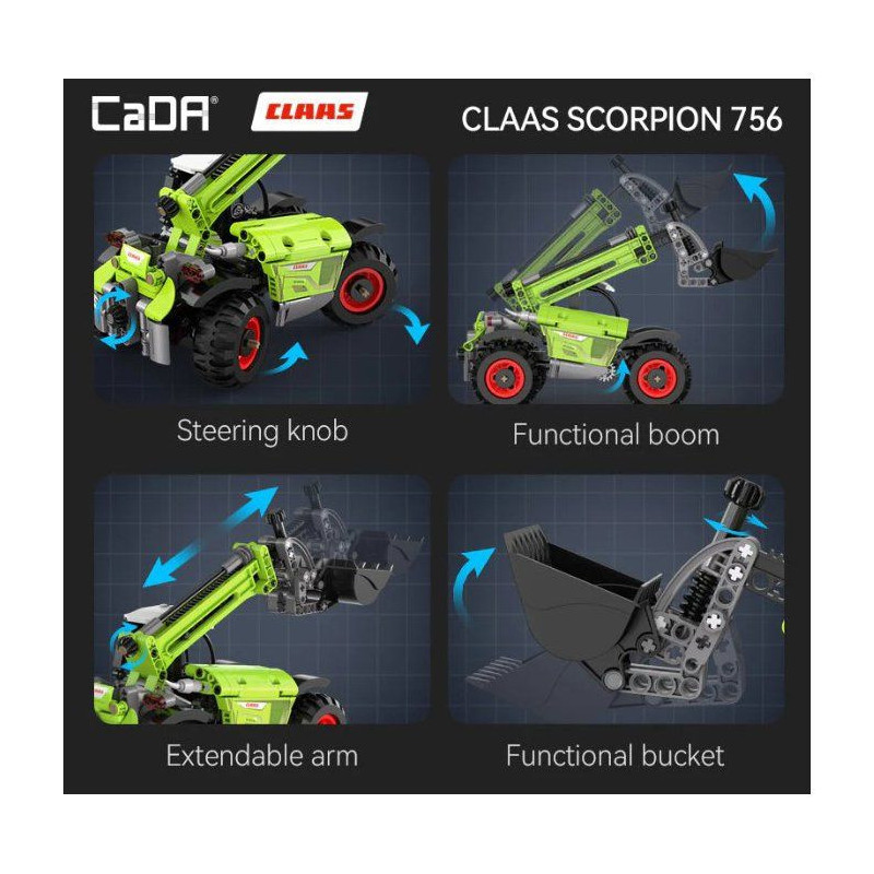 CADA Construction - Chariot téléscopique agricole Mini Claas Scorpio