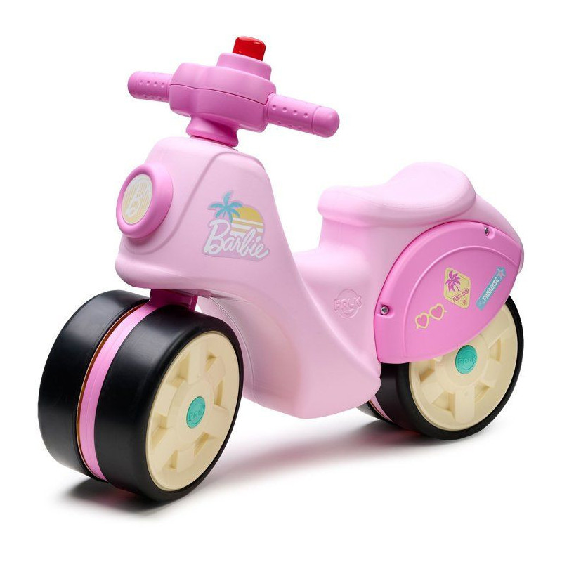 Draisienne - Roues silencieuses - FALK - Scooter Barbie Premier Âge -