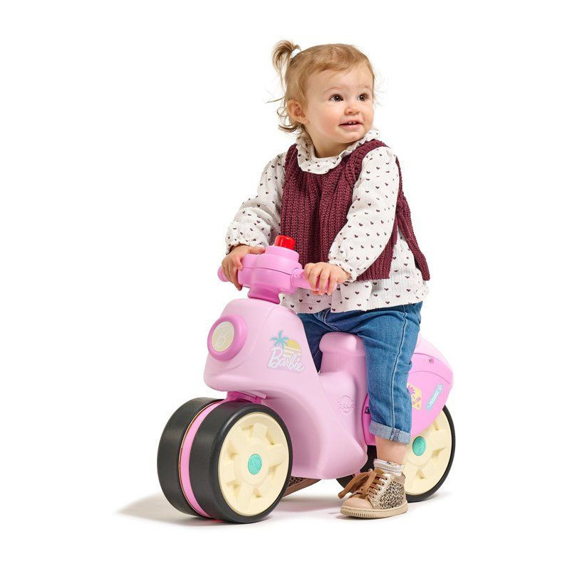 Draisienne - Roues silencieuses - FALK - Scooter Barbie Premier Âge -