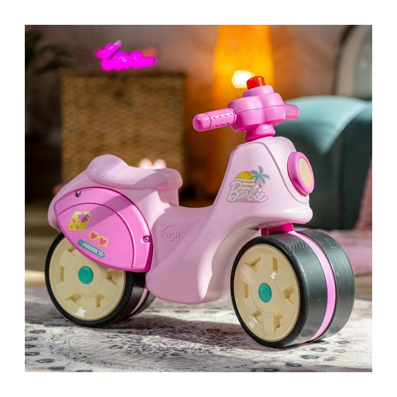 Draisienne - Roues silencieuses - FALK - Scooter Barbie Premier Âge -