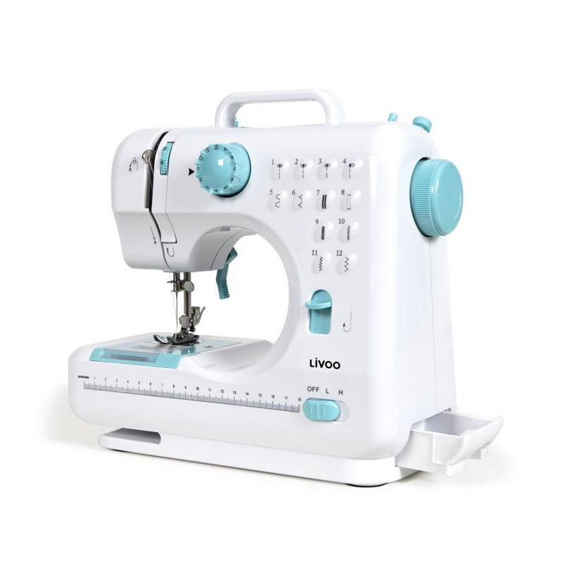 Machine a coudre portable - LIVOO - DOM547B - 12 points de couture - D