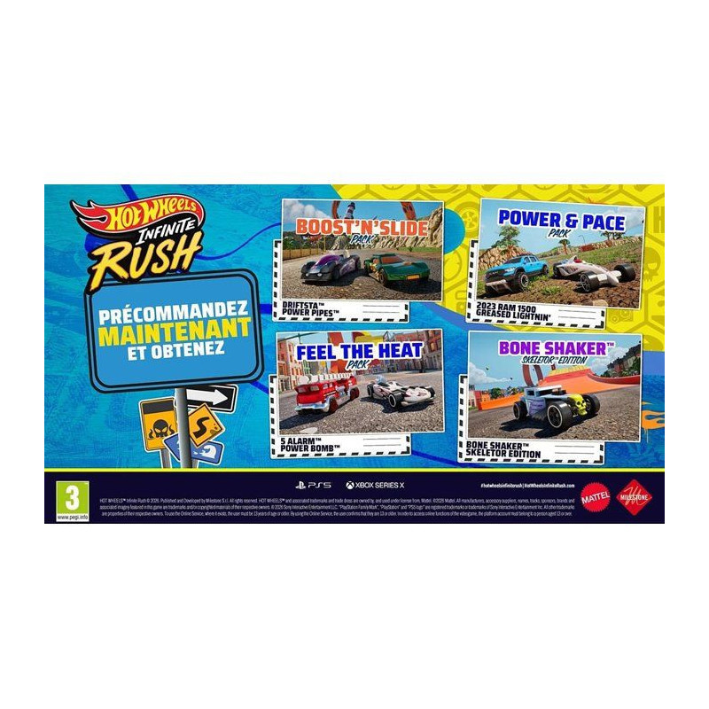 Hot Wheels Infinite Rush - D1 Edition - Jeu PS5