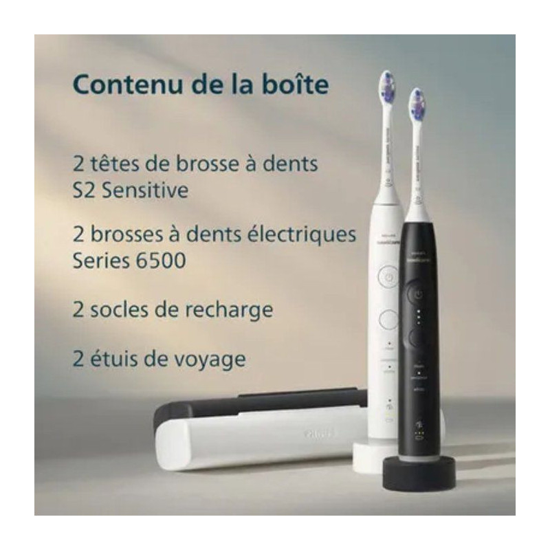Brosse à dents électrique sonique double manche - PHILIPS - HX7419/0