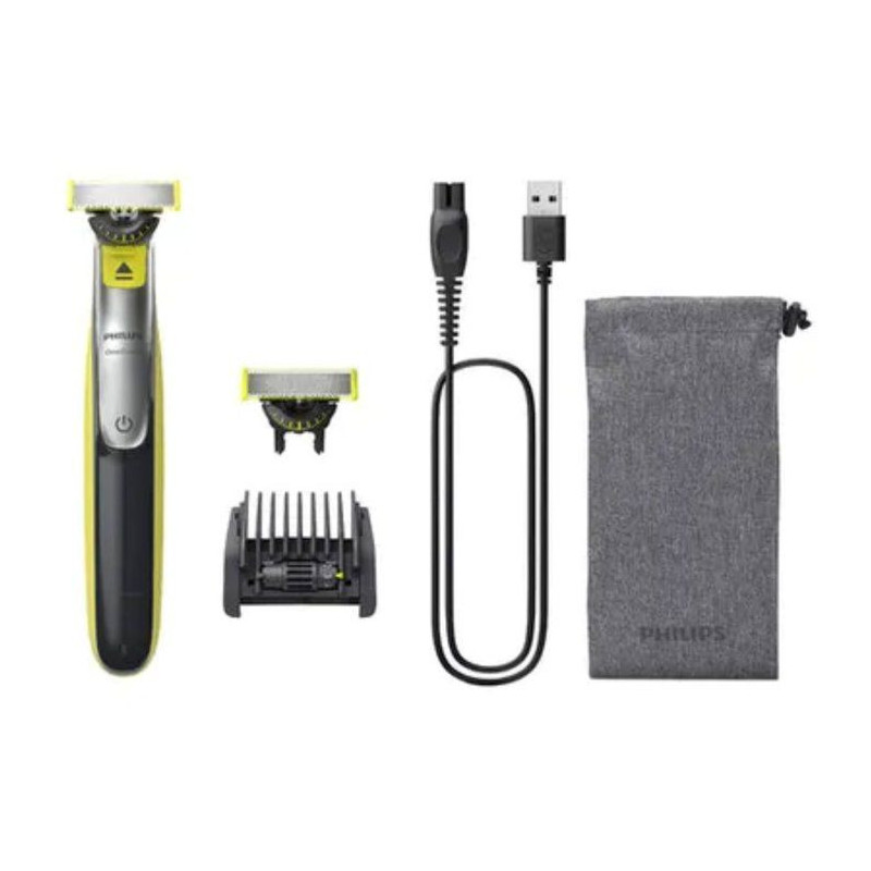 Manche OneBlade Visage 360 - PHILIPS - QP2734/31 - 2 lames - sabot 5 e