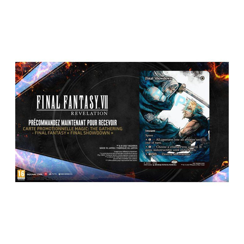 Final Fantasy VII Revelation - Édition Magic Card - JEU Xbox Series X