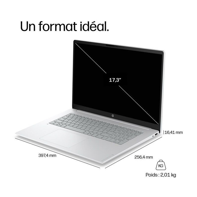 PC Portable HP OmniBook 3 17-dp0064nfx - Windows 11 - 17,3 FHD IPS - R