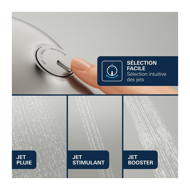 Douchette - GROHE - Vitalio Joy+ 120 - 3 jets