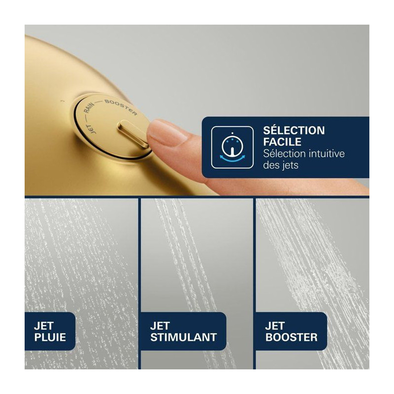 Douchette - GROHE - Vitalio Joy+ 120 - 3 jets