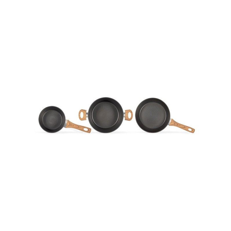 LIVOO Feel good moments - 5-piece cookware set - Black - MZP147